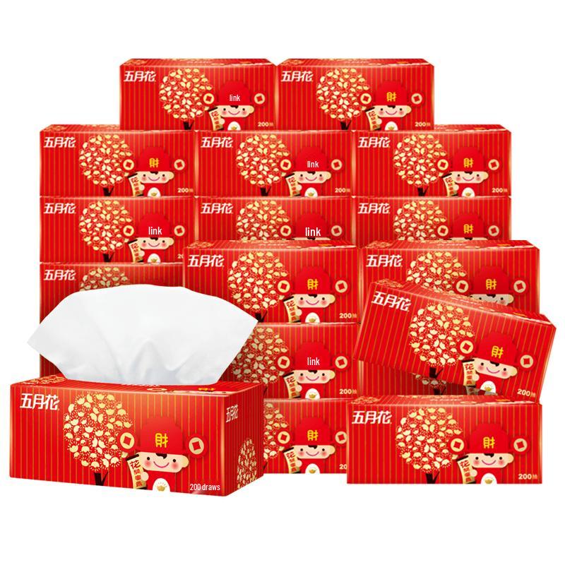 May Flower 2-Ply Facial Tissues (36-Box Case)