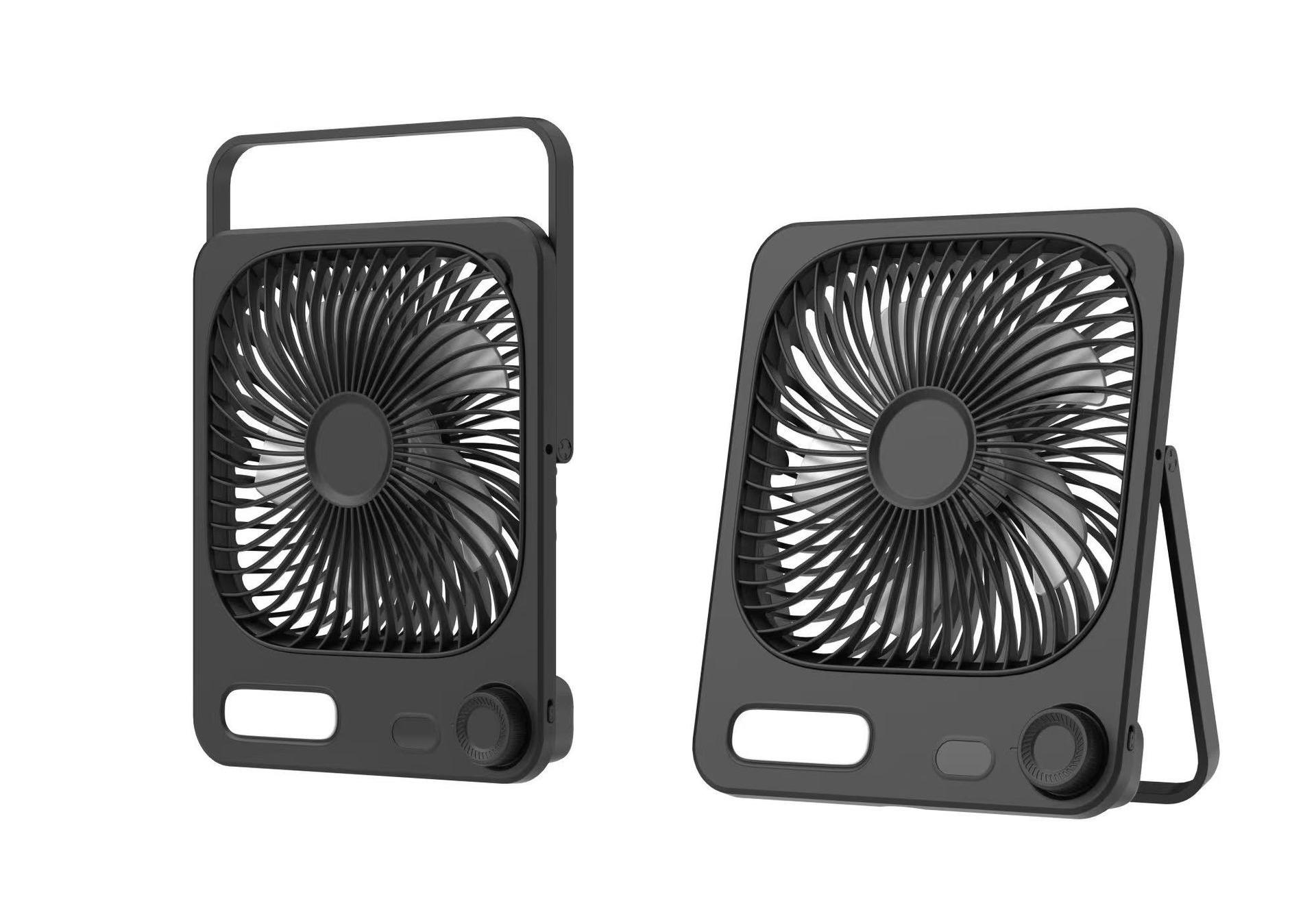 

2026 Quiet Desktop Fan & Camping Table Fan with Long Battery Life 44X219X180 mm чёрный