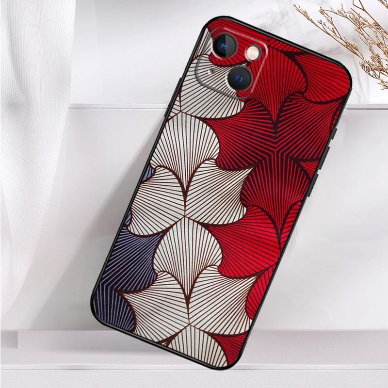 African Wax Pattern Fabric Shockproof Case For iPhone 18 17 11 14 15 16 Pro Max Plus 12 13 Mini 16e 17 Air Phone Cover