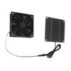 Solar Panel Fan Kit Monocrystalline Silicon 2200RPM Solar Exhaust Fan with Protective Cover for