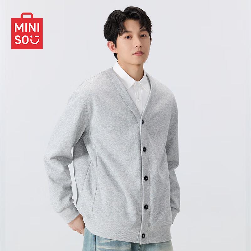 

MINISO Unisex V-Neck Heavyweight Cardigan 2XL