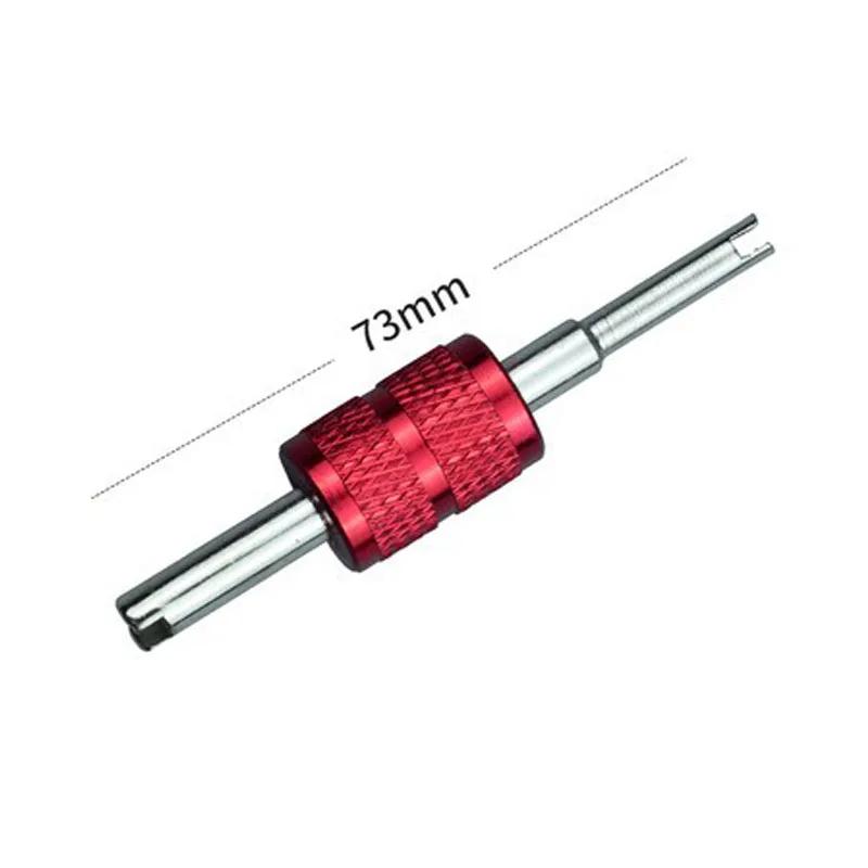 Aluminum Alloy Dual Purpose Valve Core Wrench For Car Auto A/C Air Condition Tire Valve Core Universal Disassembly Repair Tools