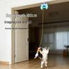Interactive Electric Cat Toy with Hanging Teaser Stick and Elastic Rope