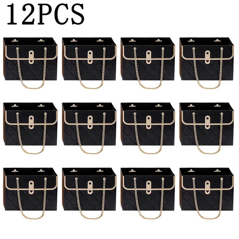 Flower Box Rose Packaging Box Portable Valentine's Day Birthday Party Gifts Wrapping Paper Bag Gift Box Candy Cake Flower Shop