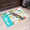 Custom Name Dinosaur Printed Carpet,Rug for Office Chair Living Room Bedroom Kitchen Room Decor Gifts.