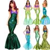 Captivating Floor Length Women Mermaid Costume Cosplay For Halloween And Parties