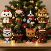 Dog Lover Souvenir Gift Set Christmas Advent Calendar, 24 Day Countdown Box with 2D Flat Acrylic Unique Holiday Pendants, Tree Hanging Ornament