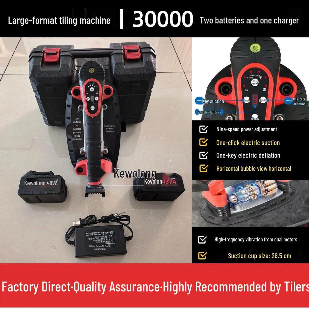High-Frequency Electric Tile Leveling and Laying Tool for Wall and Floor