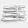 Compatible for Honda Civic 2006 2007 2008 2009 2010 2011 Exterior Door Handle Cover and Door Bowl Covers Scratch Protector Decor (Chrome Color)
