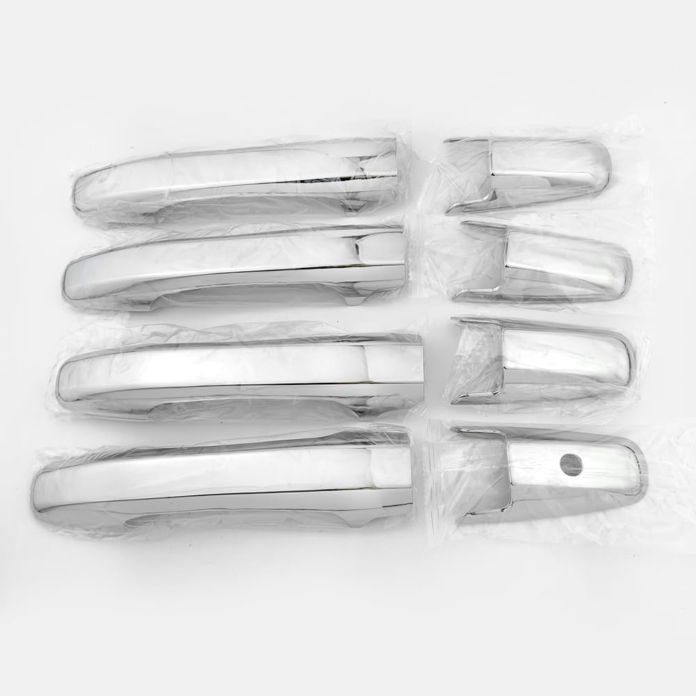 Compatible for Honda Civic 2006 2007 2008 2009 2010 2011 Exterior Door Handle Cover and Door Bowl Covers Scratch Protector Decor (Chrome Color)