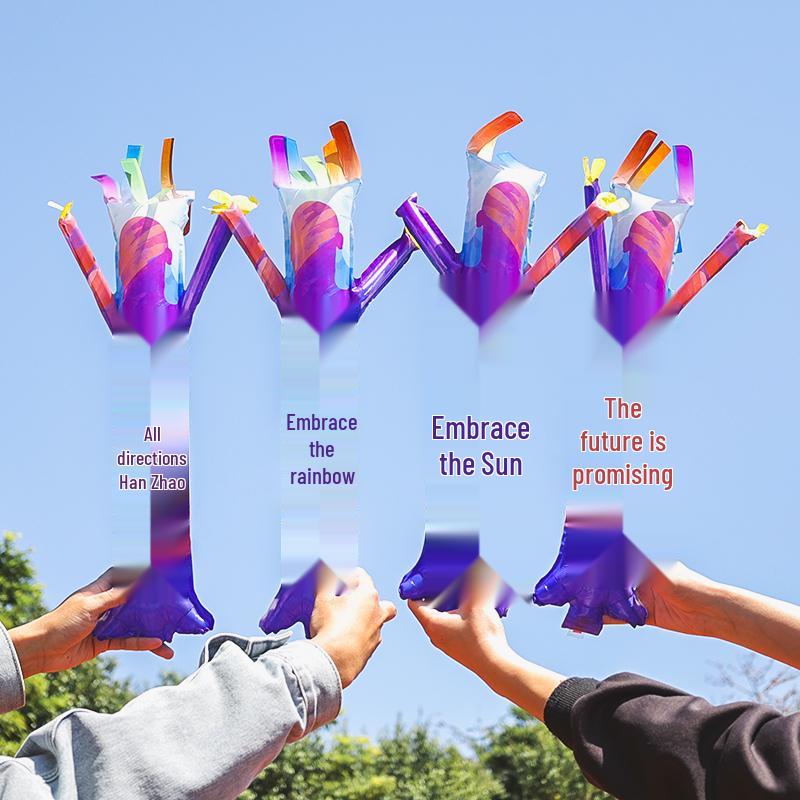 Inflatable Cheerleading Sticks for School Sports Events & Pep Rallies