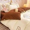 Red Cherry Duvet Cover Set No Filler Ins Style Korean Full Queen Size Girls Boys Flat Sheet Pillowcase Bedspread Set
