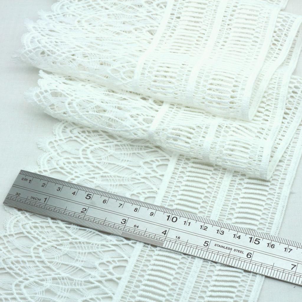 Milk Silk Embroidery Water-Soluble Lace Lace Hollow-Out Non-Elastic Embroidery Barcode Clothing Accessories