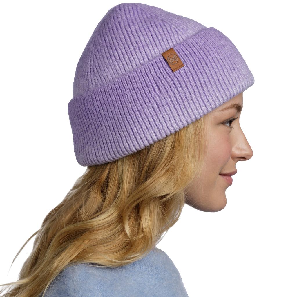 Buff Marin Knitted Hat Beanie, Unisex purple Cap