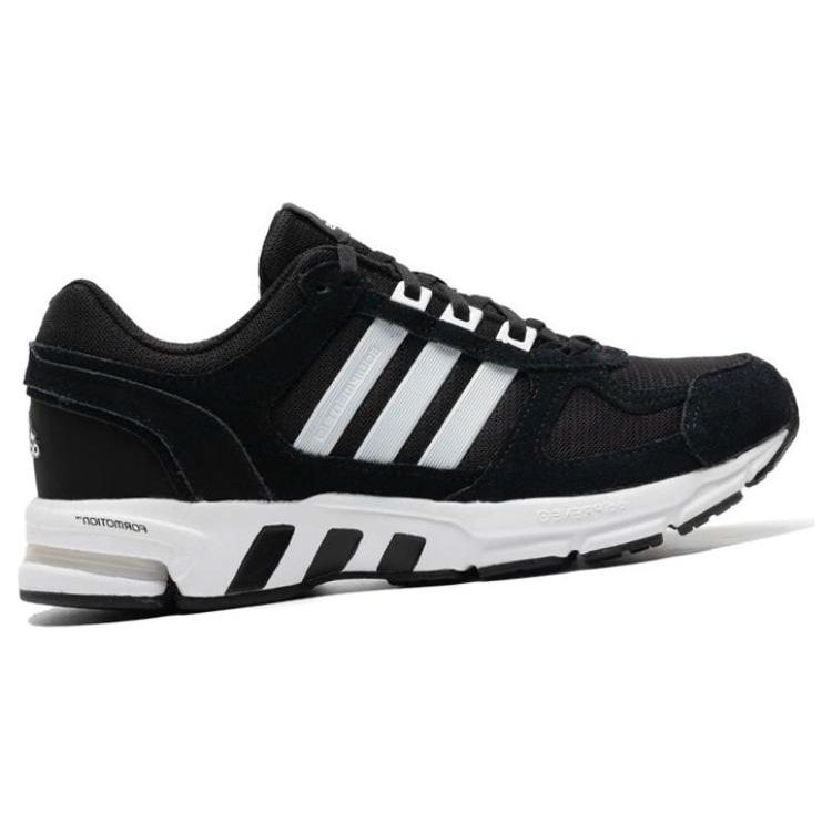 Adidas Mesh Round Toe Comfortable Shock Absorbing Non-Slip Low-Top Casual Shoes Unisex Casual Shoes Black IF1647
