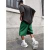 New Street Casual Shorts Men's Summer Tide Hip-hop High Street Loose Drawstring Sports Straight Shorts Male