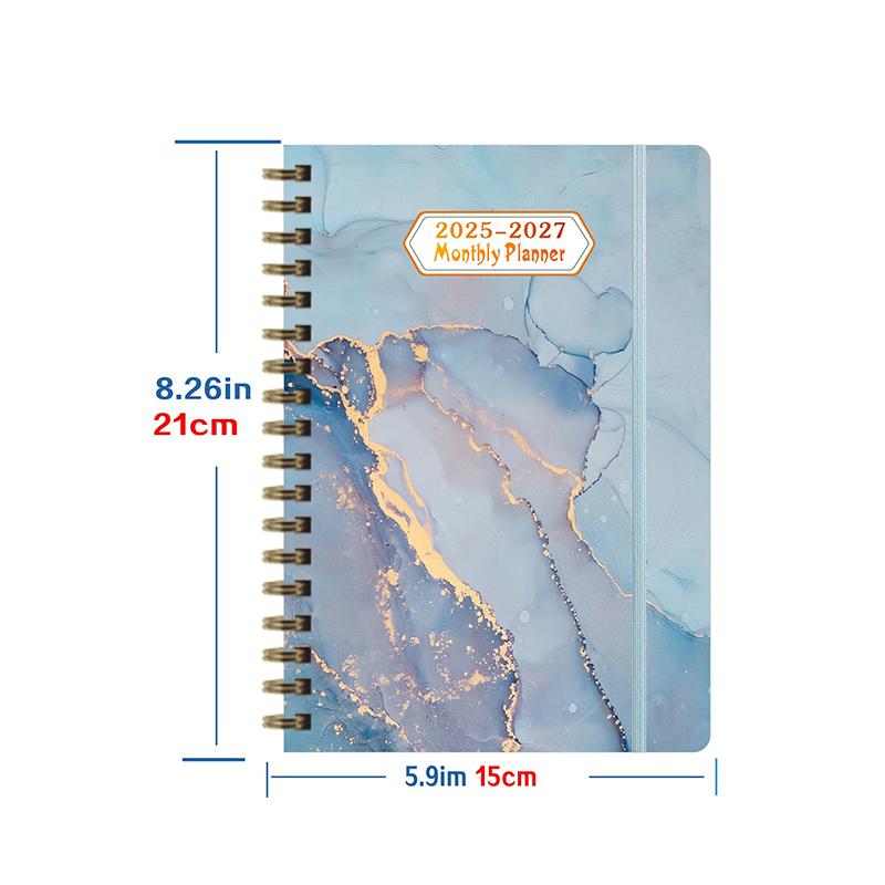 2025-2027 Monatsplaner Notizbuch Schreibwaren Campus Geschenke Agenda Journal Schulanfang Bürobedarf Notizblock Zubehör