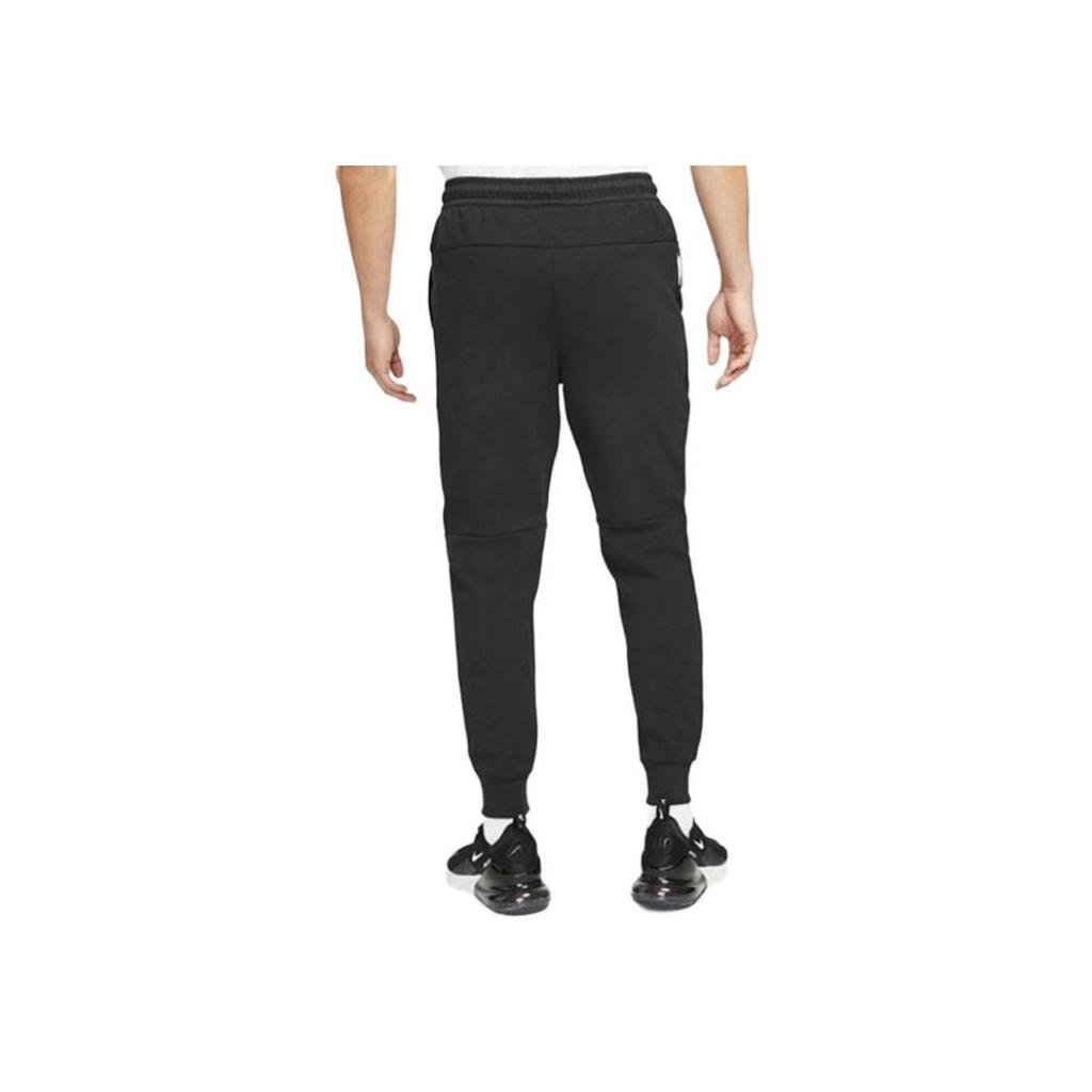Nike Colorblock Logo Print Drawstring Sweatpants Men Bottoms Black DD5294-010