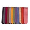 Unisex Warm Faux Cashmere Mid-Calf Socks - Velvet Thickened, Vertical Stripe, Solid Color for Autumn/Winter