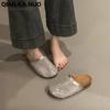 Fashion Female Shoes Slippers Soft Cover Toe Slides Fashion 2025 Comfort Summer Luxury Casual Leisure Slippers Casual Cover Toe Shoes Sl