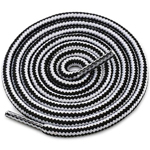 1 Pair 18 Colors Striped Double Color Shoe laces Round Outdoor Sneakers Shoelaces Cotton Boots Shoelace 70CM 90CM 120CM 150CM