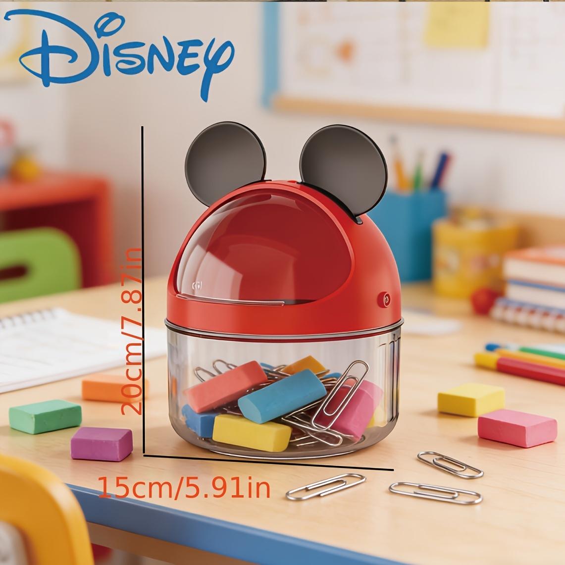 

Disney Mickey Mouse Shape Cosmetic Storage Box Candy Jar Makeup Fun Home Organizing Desktop Decor красный
