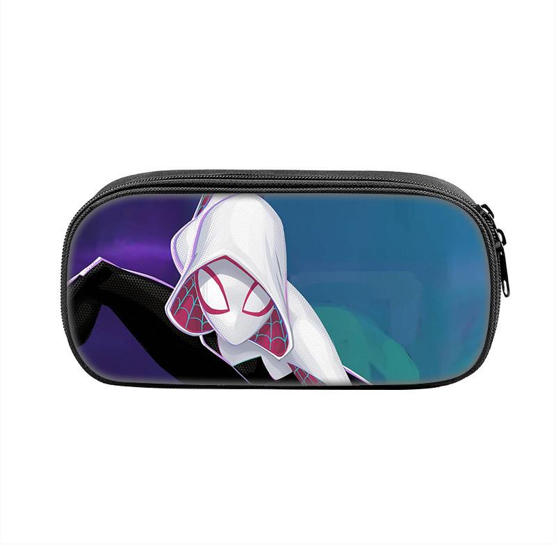 Spider Man Large Capacity Nylon Pencil Case For Students And Kids