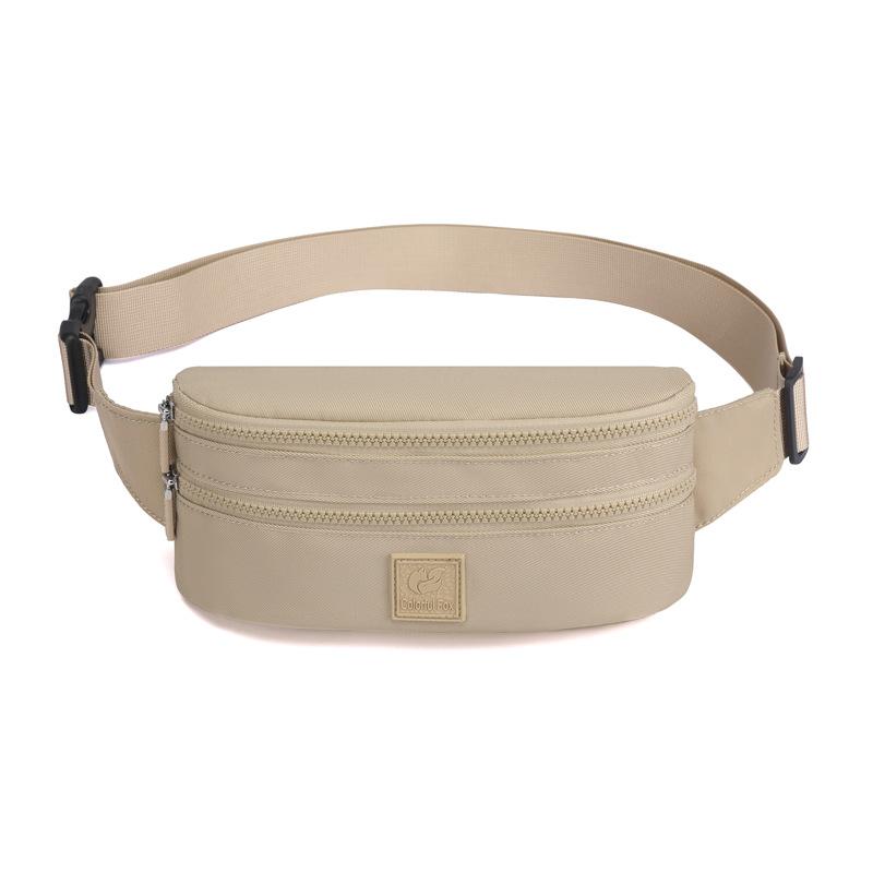 Fanny Pack, Women's Fashion Trend Breast Bag, Waterproof Nylon Messenger Bag, Outdoor Sports Mobile Phone Fanny Pack, Simple Satchel.