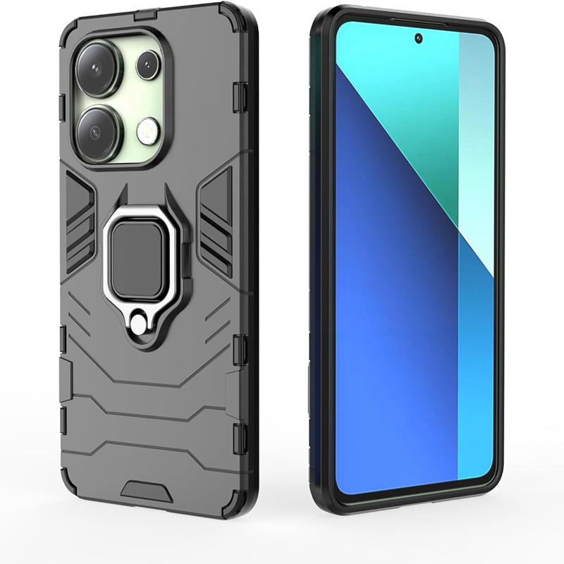 [360° otočný stojan] [Ochrana proti pádu na vojenské úrovni] Kryt Magnetický držák na telefon pouzdro do auta pro Xiaomi Redmi 13c Note 13 4G/5G 13 Pro+ 4G 5G