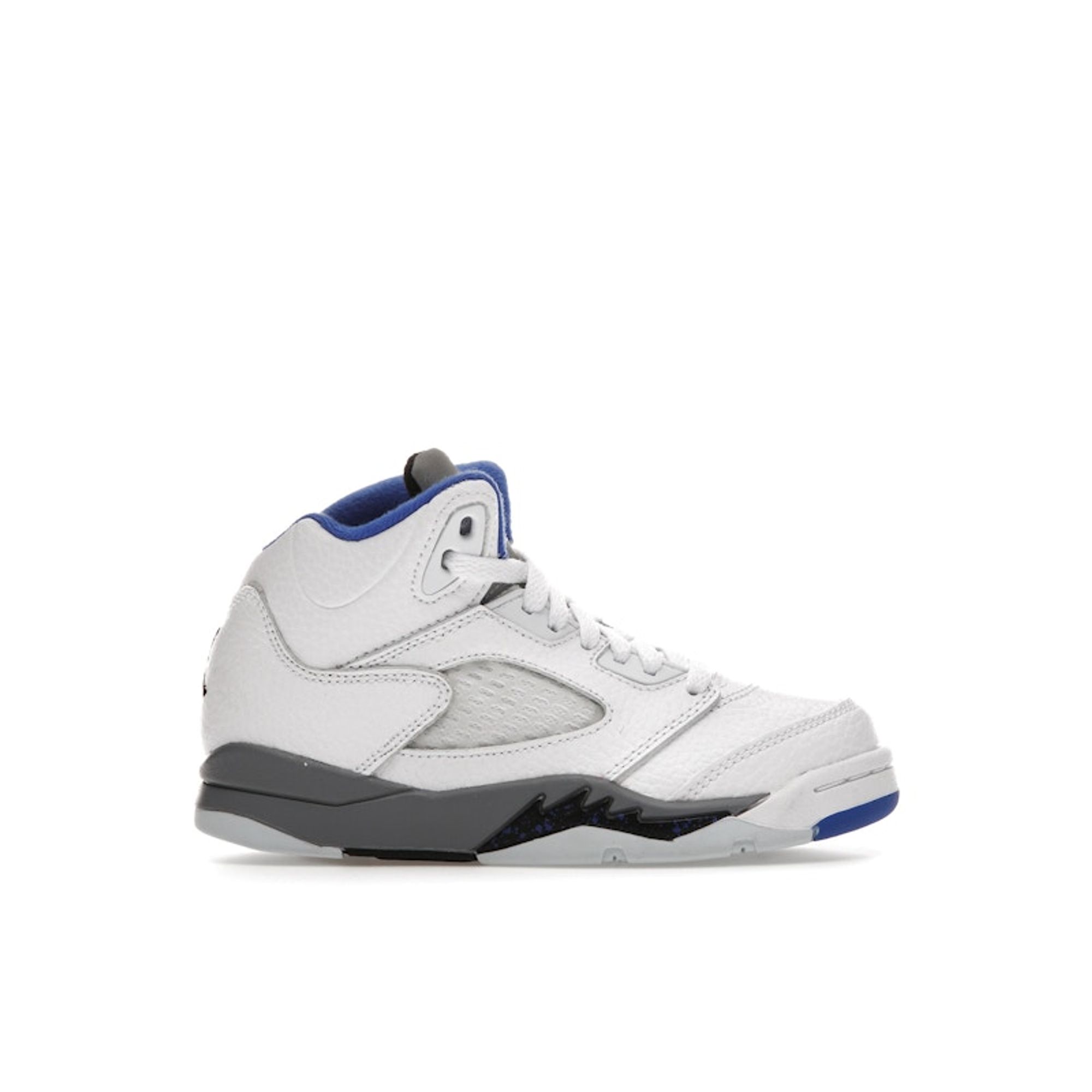 

Детские кроссовки Air Jordan 5 Retro PS Stealth 2.0 Белые Черные Гипер-королевский 440889-140 35