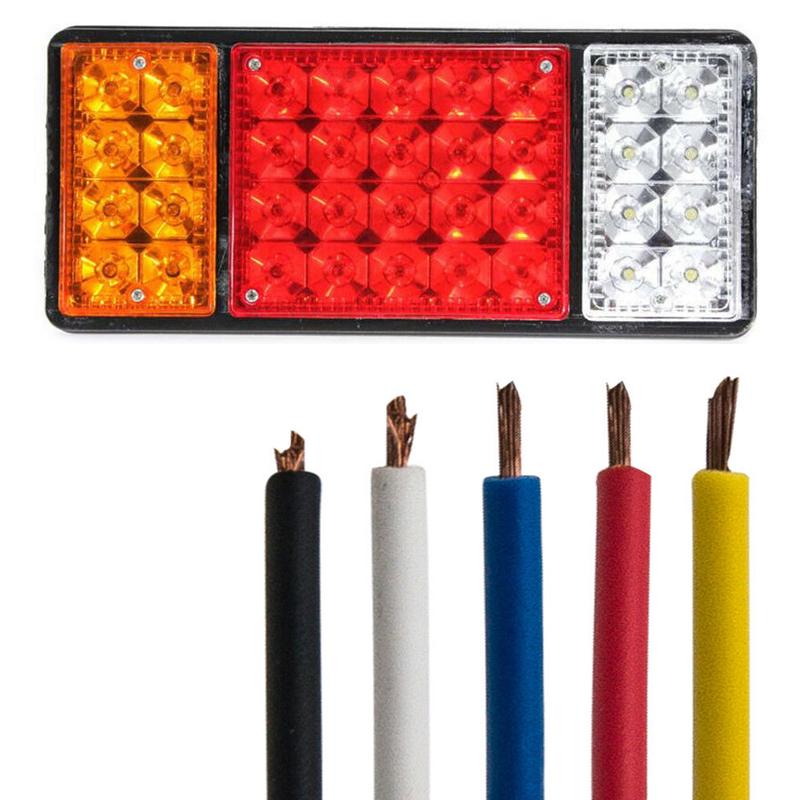 12V 36Led Hinten Schwanz Licht Bremse Stoppen Anzeige Lampe Anhänger Lkw Van Caravan