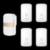 Smart Wireless Doorbell with Ultra-Long Range and Waterproof Elderly Call Button, Four-in-One Design