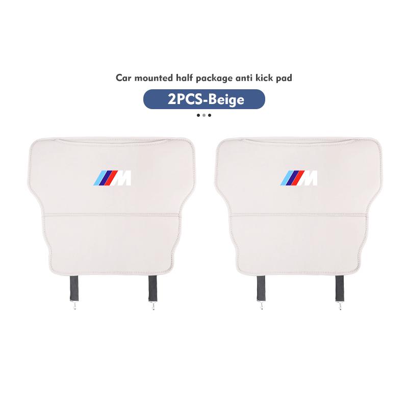 WCHT7 Car Seat Backrest Anti Kick Pad Rear Seat Storage Bag Accessories For BMW E93 F10 F20 F30 F40 F15 F25 F26 F31 F49 F86 M3 M5 X3