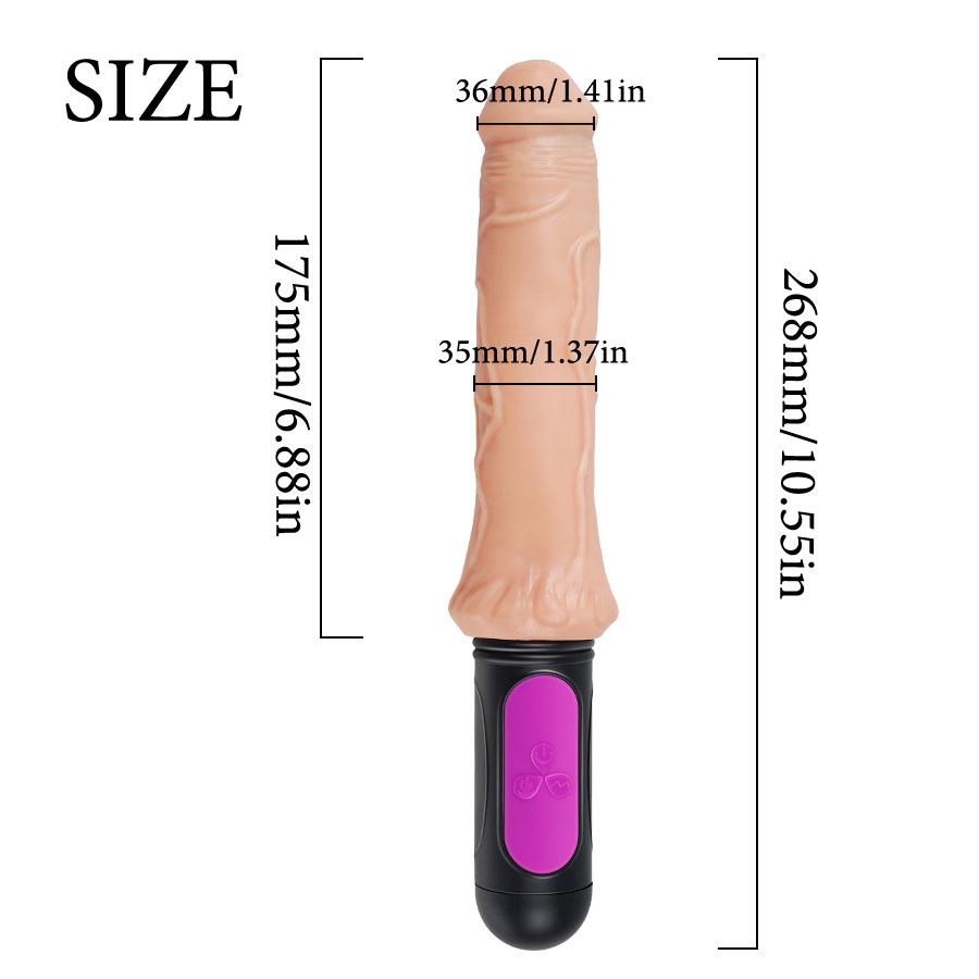 Female Automatic Sex Machine Telescopic Dildo Vibrator Realistic Dildo Female Masturbator Sex Toys SX