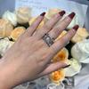 CAOSHI Vintage Gold Color/Bliack Color Rings for Women Newly Designed Geometric Finger Accessories Personalized Party Jewelry
