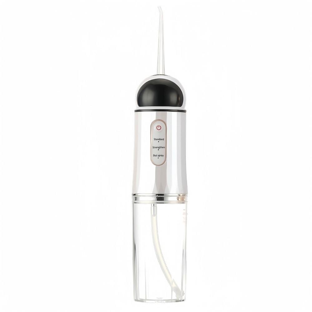 Tragbarer 3-Modus-Wasserstrahl-Zahnreiniger USB-wiederaufladbar Kabelloser Mundduscher Elektrischer Dental-Jet-Irrigator für Reisen
