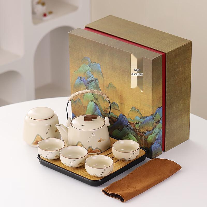Elegant Chinese Ceramic Tea Set