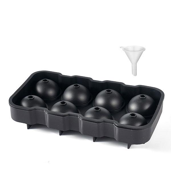 4/6/8 Grid Ice Ball Mold 3D Big Round Sphere Silicone Ice Cube Tray High Balls Shape Ice Cube Mold For Whiskey Ice Mould
