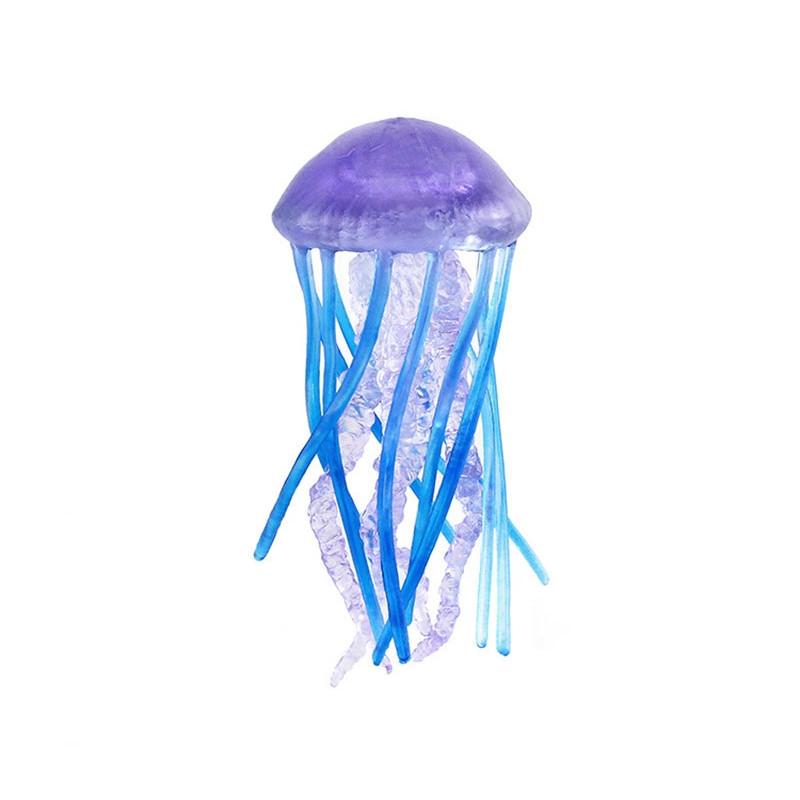 Marine Life Plastic Jellyfish Statue Static Tabletop Ornament For Decor Home