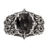 Artemis Classic Black Knight Silver Ring Silver Brand Silver Ring with Mystic Quartz Crystal (ACR0296) - Men's Accessories, Jewelry,