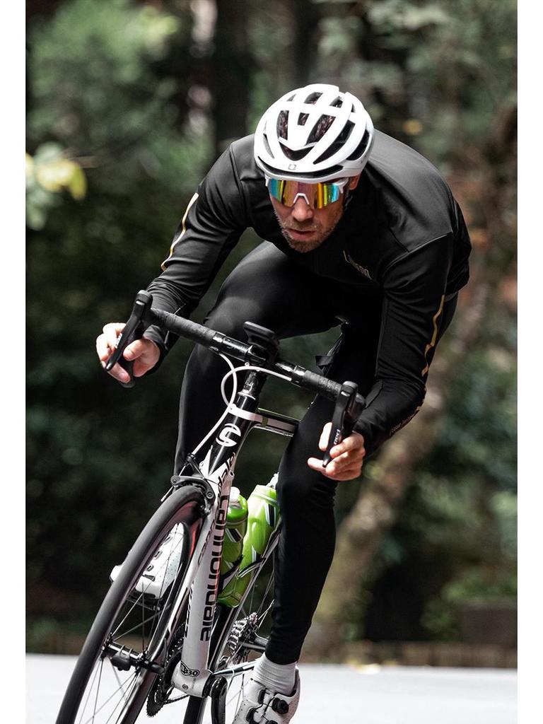 Lampaida Windproof Fleece Cycling Jacket for Men & Women - Warm Long Sleeve for Road & Mountain Biking in Autumn & Winter