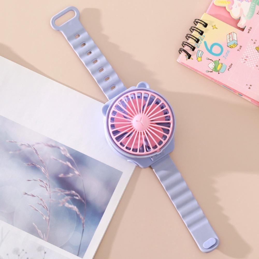 New Personalized and Creative Cartoon Watch Fan Portable Mini Fan Suitable for Outdoor Travel Office The Best Gift for Friends