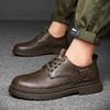 Mode Neue Marken Herren Freizeitschuhe Echtes Leder Herren Oxford Schuhe Dicke Sohle Schnürschuhe Hochzeitsschuhe Hochwertige Businessschuhe