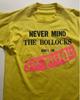 Maglietta Vintage Anni '90 Sex Pistols Never Mind The Bollocks Gialla Tutte le Taglie