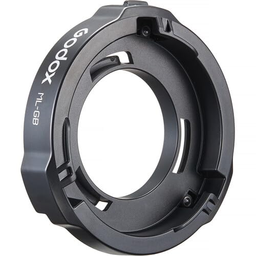 Godox ML-GB Bowens Adapter for Godox AD300Pro, Godox ML100Bi, Godox ML60IIBi, Godox ML30, ML30Bi, ML60, ML60Bi