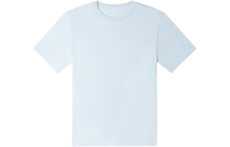 Converse T Shirts Unisex Blue Crew Neck Moderate Straight Fit 10023876-A17 XL