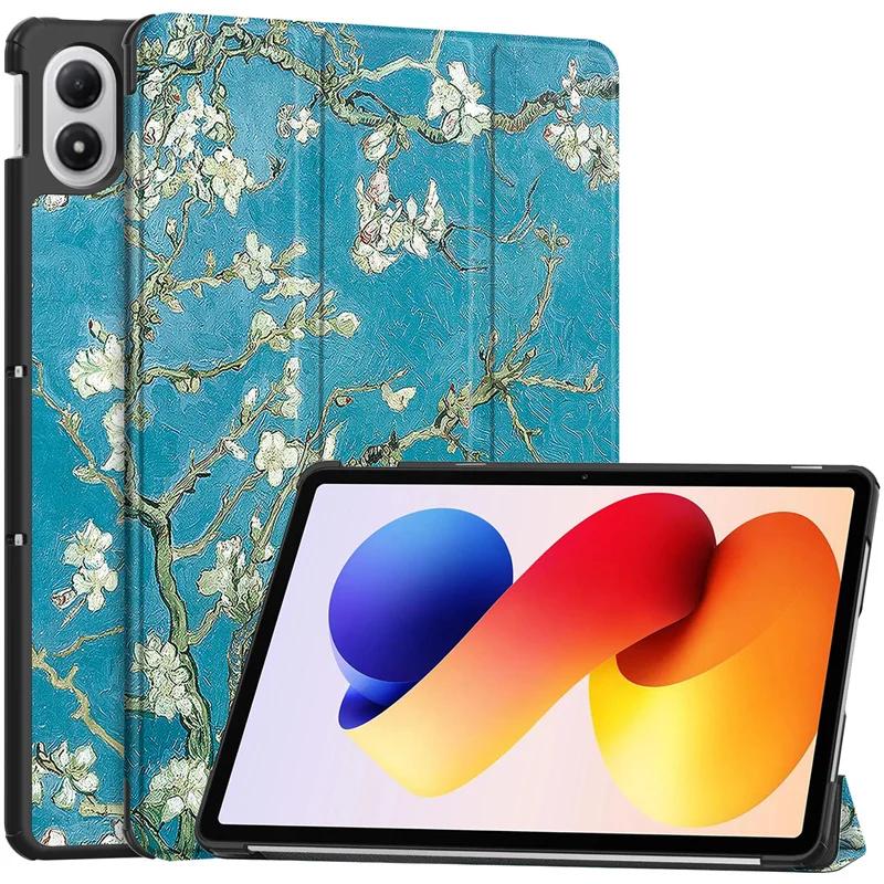 For Xiaomi Redmi Pad Pro 2025 pro 2024 Tri-Fold PU Leather Stand Tablet Shell Funda For Redmi Pad 2 Pro pad 2 Case Smart Cover