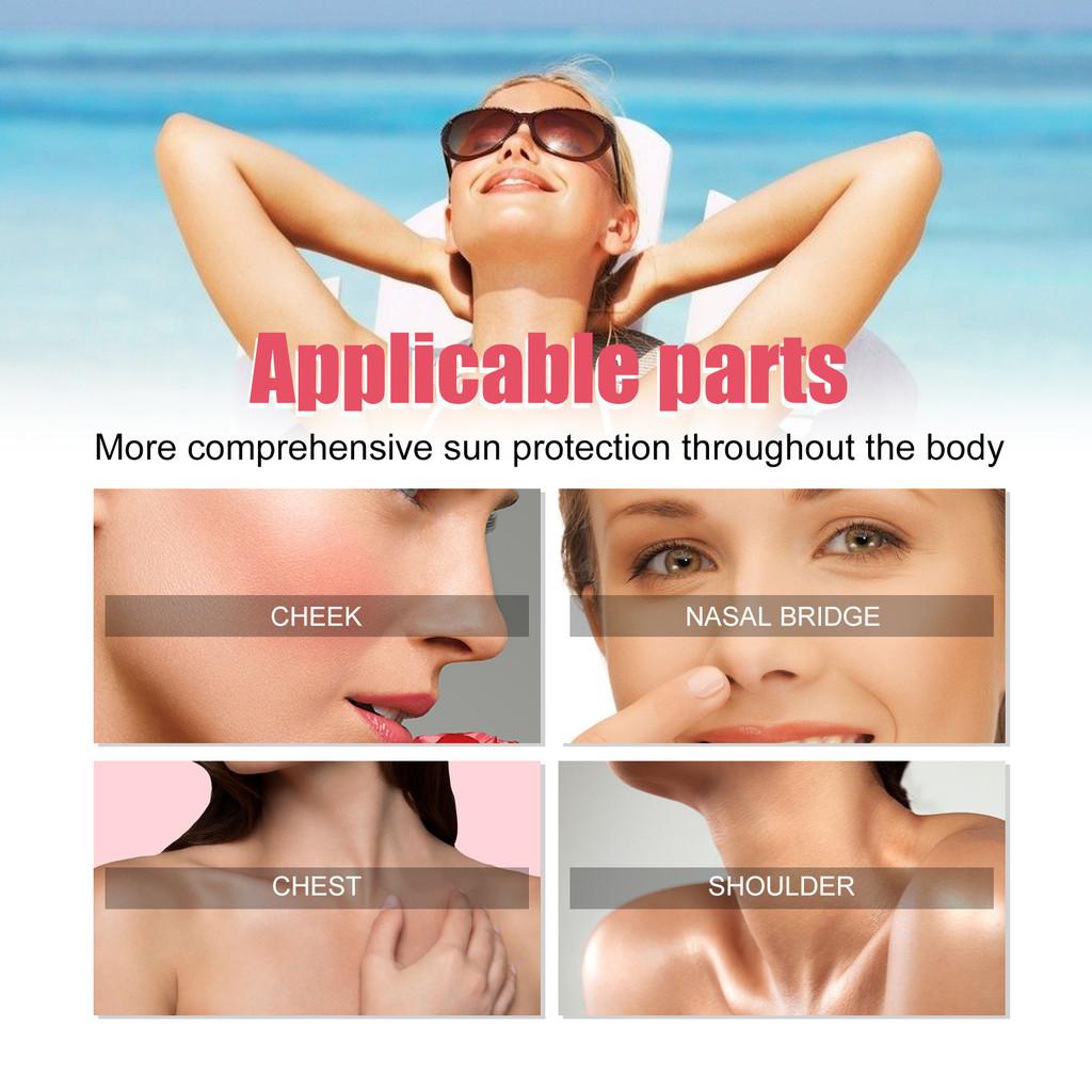 Eelhoe Rose Uv Protection Cream Summer Outdoor Hydrating Body Lotion Lightweight Non Greasy Formula