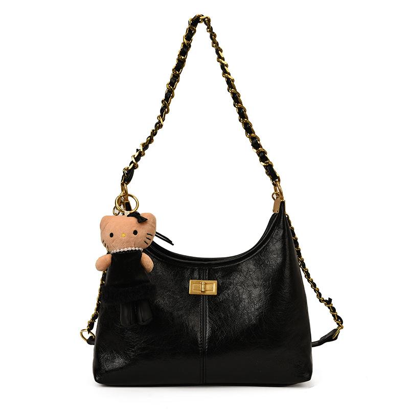 Modische und einfache Tasche, Retro-Umhängetasche, Ketten-Achseltasche