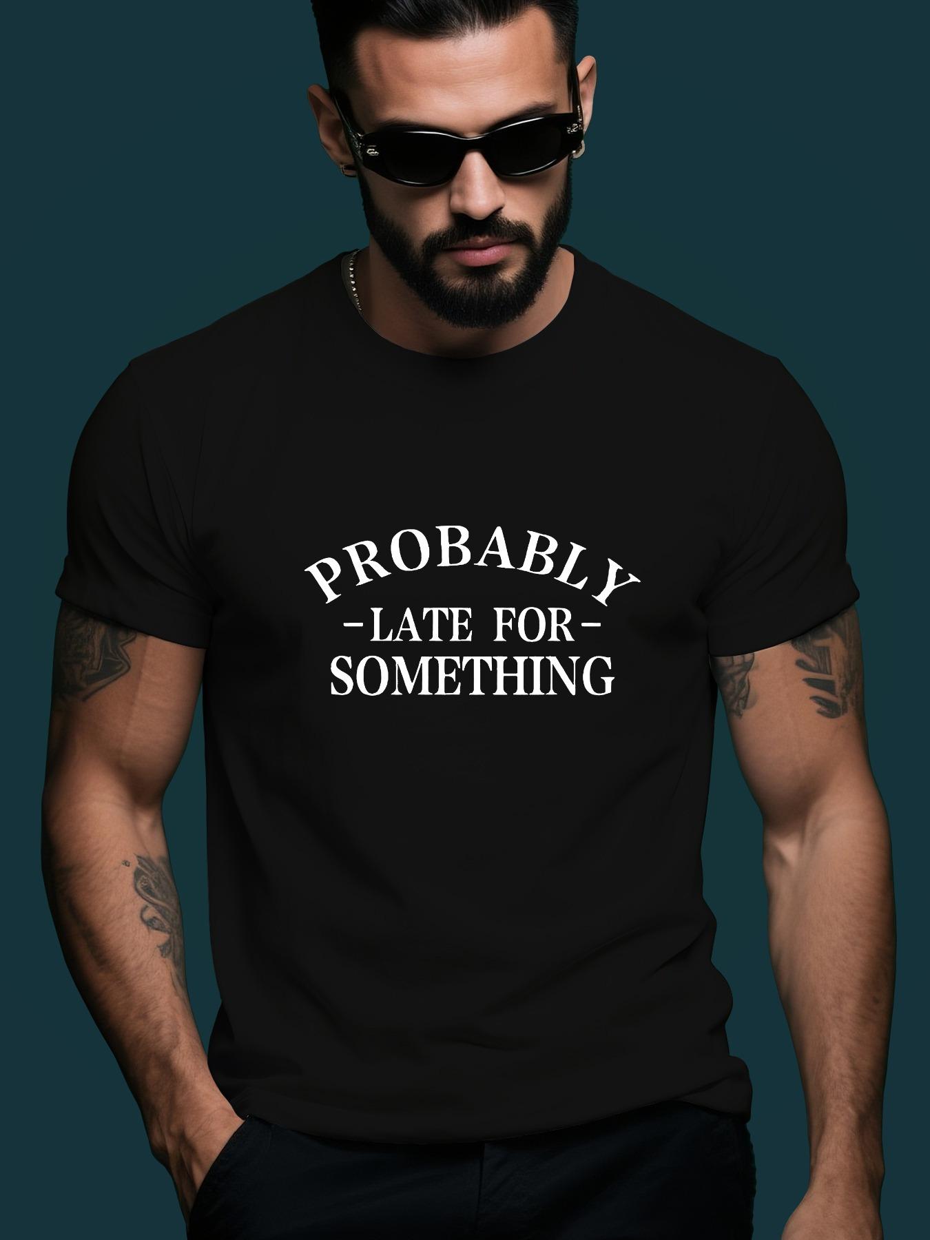 Trendy Streetwear Summer Casual Crew Neck Short Sleeve Ts... M